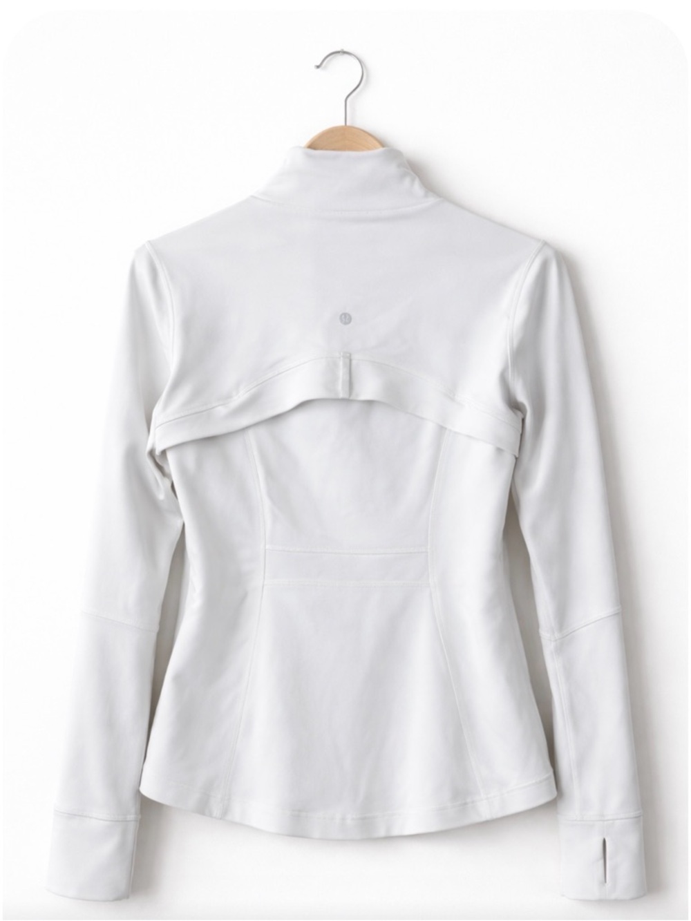 lululemon athletica White Full-Zip Define Jacket. Fits 8-10 - Picture 2 of 3
